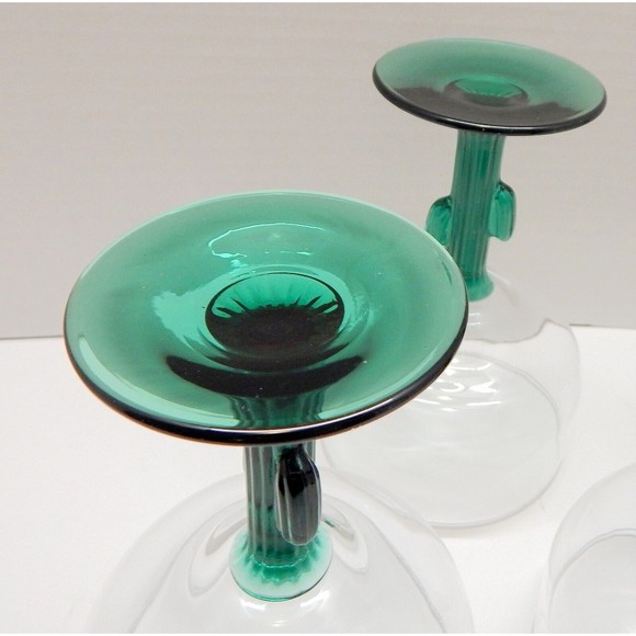 Libbey Lifestyles Cactus Stemmed Margarita Glasses Set of 4 - Picture 11 of 12